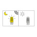 Luz de noche con sensor de luz, Volteck
