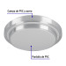 Luminario LED 22 W plafón decorativo metálico luz día, Basic