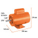 Motor eléctrico monofásico de 1/2 HP, baja velocidad, Truper
