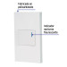Placa armada 1 interruptor, 1.5 módulos, Española, blanco