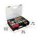 Organizador 17" reforzado con 17 compartimentos, Truper
