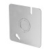 Tapa de 3" x 3" para caja cuadrada reforzada, Volteck