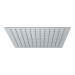 Regadera cromo 12" plato cuadrado delgado sin brazo, Foset