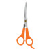Tijera 6" de acero inoxidable con gancho para estilista