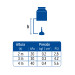 Regadera redonda de ABS 4-1/4" sin brazo, Foset