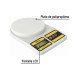Báscula digital para cocina, plato de poliprop, 5 kg, Pretul
