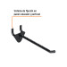 Gancho de plástico para perfocel y para ranurado, 4", Truper