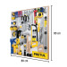 Exhibidor 80 x 80 cm 1 tablero, Pretul