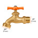 Llave de nariz para jardín, 1/2", a granel, Truper