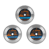 Disco sierras diámetro 10", centro 1", para madera
