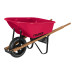 Carretilla 6 ft3 Imponchable, mangos de madera, Truper