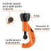 Cortador de tubo de cobre 1/8" a 1-1/4" cuchilla 18mm,Truper