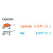 Concha para carretilla CAT- 55, Truper