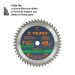 Disco sierra 7-1/4" multimaterial, 48 dientes centro 5/8"