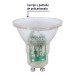 Lámpara trans. de LED 3 W MR16 base GU10 luz cálida, blíster
