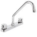 Mezcladora plástica 8" cuello largo para fregadero, standard