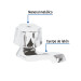 Llave individual para lavabo, maneral metálico, Foset
