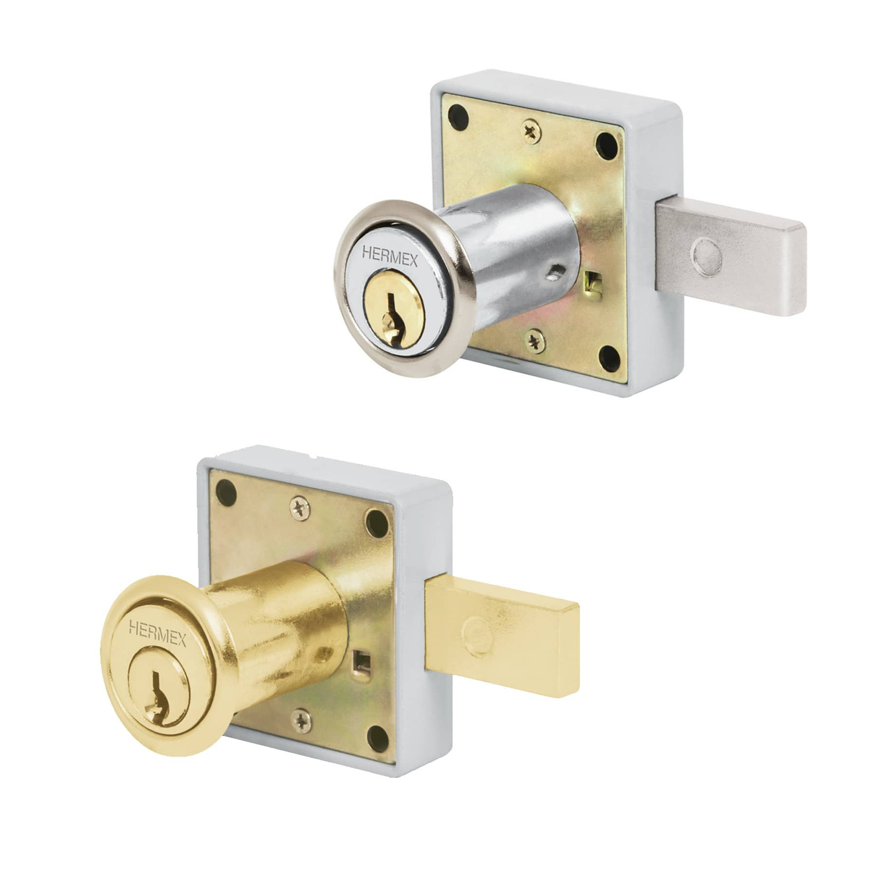 Cerraduras para mueble, modelo 25 acción horizontal