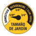 Manguera 1/2" reforzada 3 capas conexiones metal 20m, Pretul