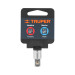 Adaptador para matraca de cuadro 1/4" a cuadro 3/8", Truper