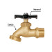 Llave para manguera, de latón 1/2"", 100 g, Pretul