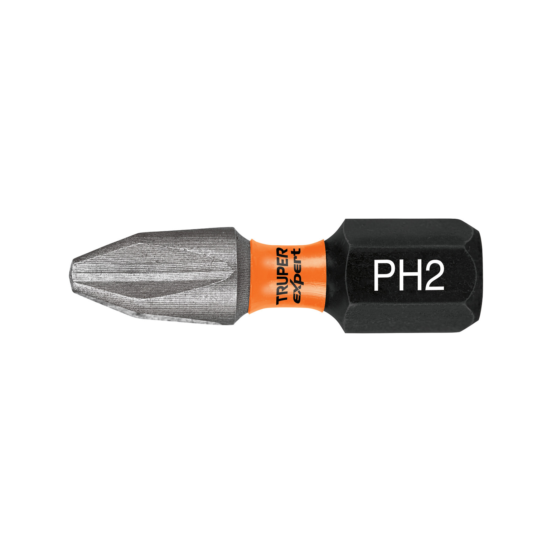 Estuche con 5 puntas de cruz PH2 de impacto largo 1"