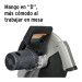 Tronzadora / cortadora de metales 14", mango en "D", 2200 W