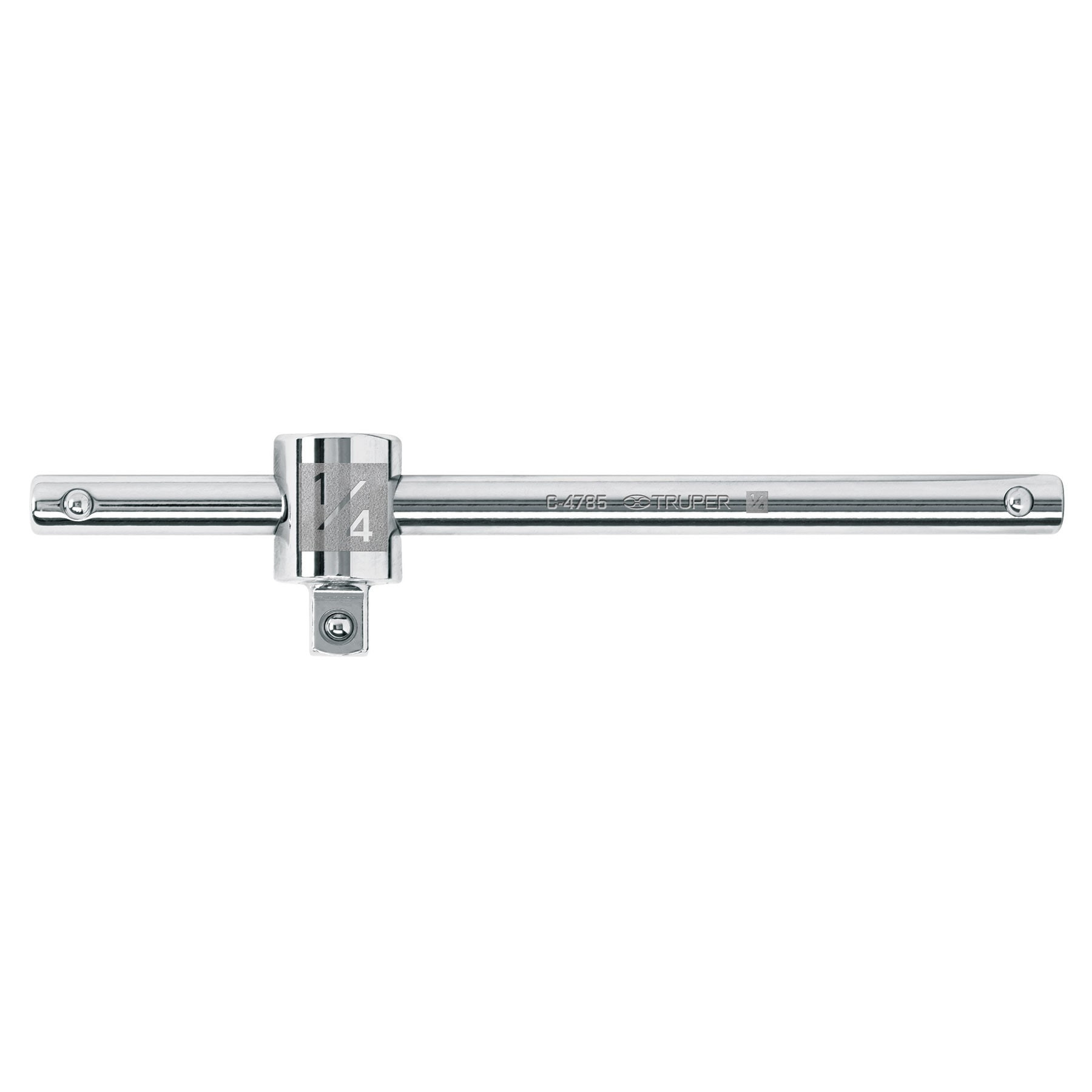 Barra corrediza para dados cuadro 1/4", Truper