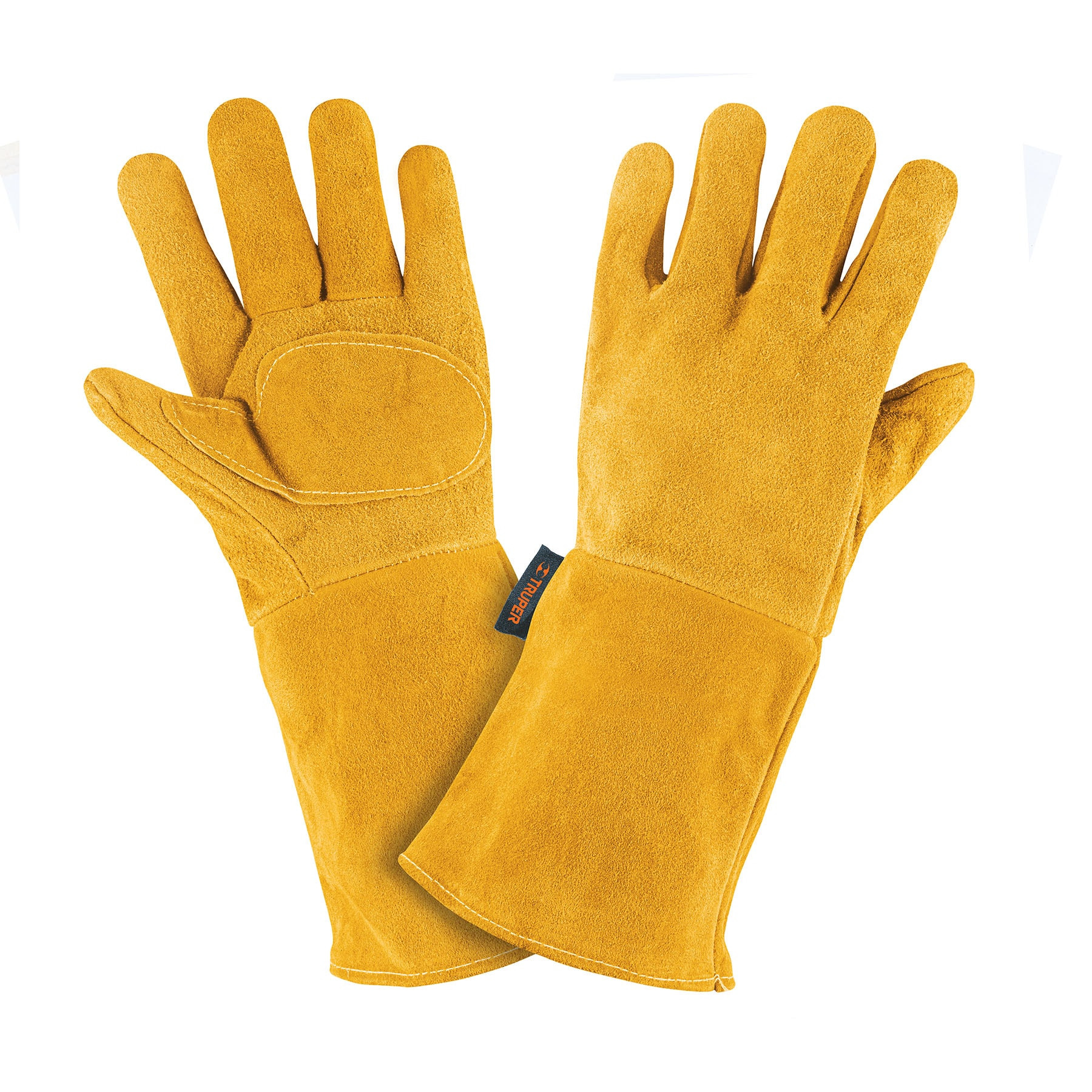 Guantes de carnaza, largos, unitalla, TRUPER