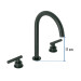 Mezcladora p/lavabo,taladros separados,palanca,negro,Tubig
