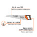 Serrucho Rapid 22", 7 DPP, mango Comfort grip, Truper