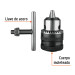 Broquero de 3/8"con llave, Truper