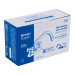 Mezcladora 4" para lavabo, cuello tubular, manerales cruceta