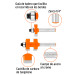 Juego de machimbrador, 3/4", con balero, Truper