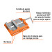 Prensa morsa plana, apertura 6" (150 mm), Truper