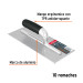 Llana dentado triangular 11", 10 rem, mango comfort grip