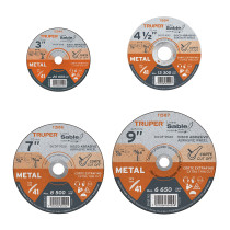 Discos abrasivos para corte extrafino de metal, alta durabilidad