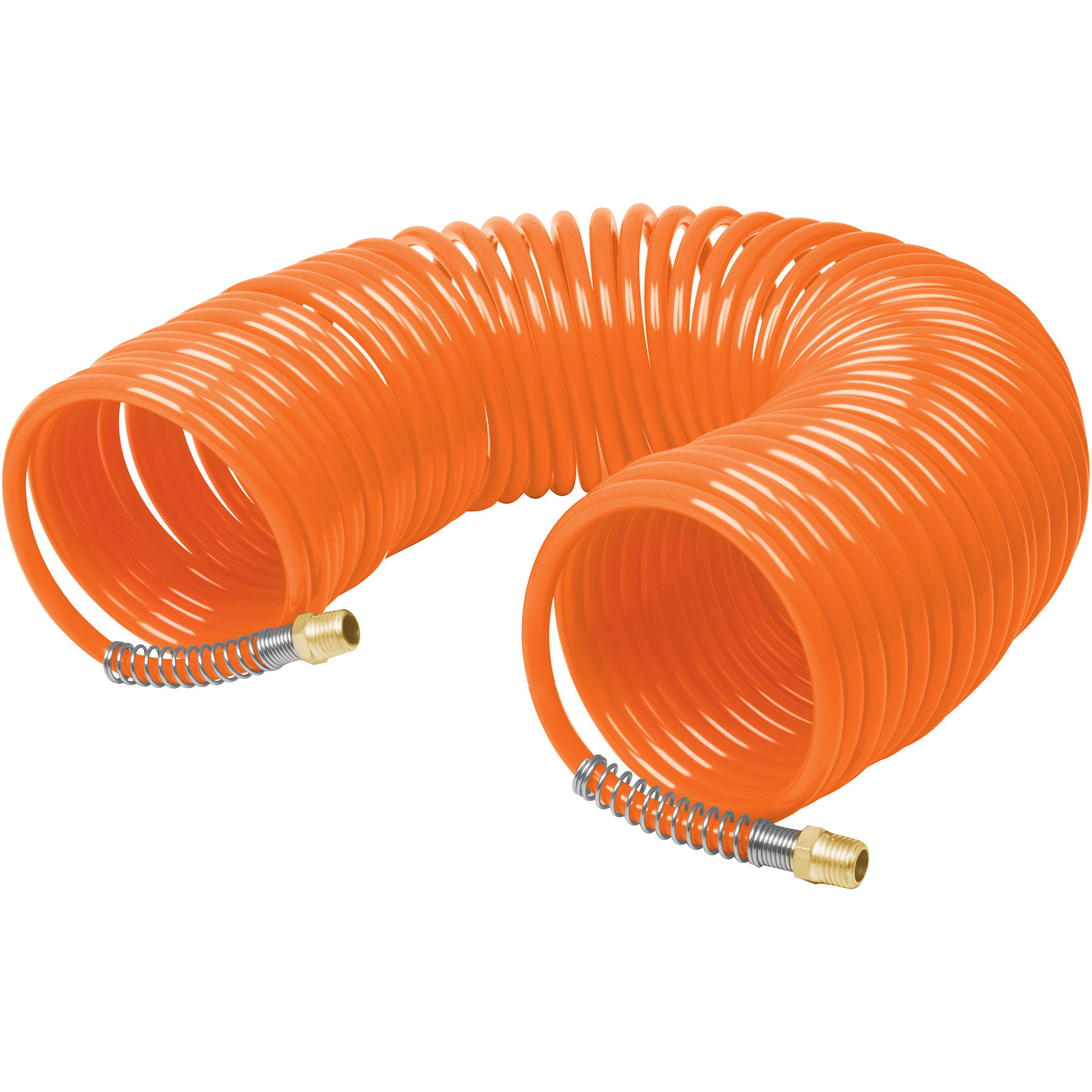 Manguera de 15 m tipo resorte 1/4" para compresor, Truper