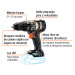 Rotomartillo inalámbrico 1/2", 20V, s/accesorios, Truper MAX