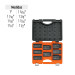 Juego de 8 dados largos cuadro 3/4" de impacto 6 puntas std