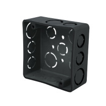 Caja cuadrada 4" x 4" plástica, Volteck
