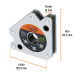 Escuadra magnética 3" para soldar, capacidad 25 kg, Expert