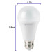 Lámpara LED A19 14 W (equiv. 100 W), luz cálida, caja