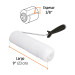 Rodillo para pintar 9" x 3/8" superficies lisas, Truper