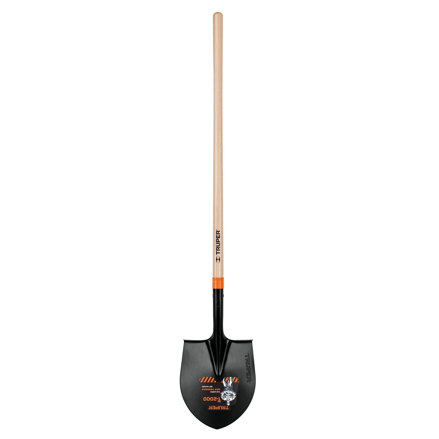 Pala redonda # 4 T-2000, mango largo 45", Truper