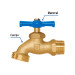 Llave de nariz para jardin, 1/2", blister, Foset