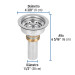 Contracanasta 3-1/2" inox, instalafácil, tubo inox, Foset