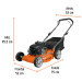 Podadora con motor a gasolina de 4 HP, 18" de corte, Truper