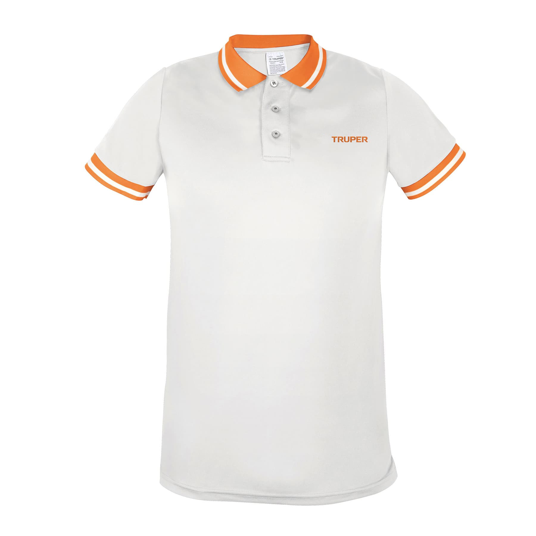 Playeras polo performance blanca, para caballero