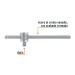 Barra corrediza para dados cuadro 1/4", Truper